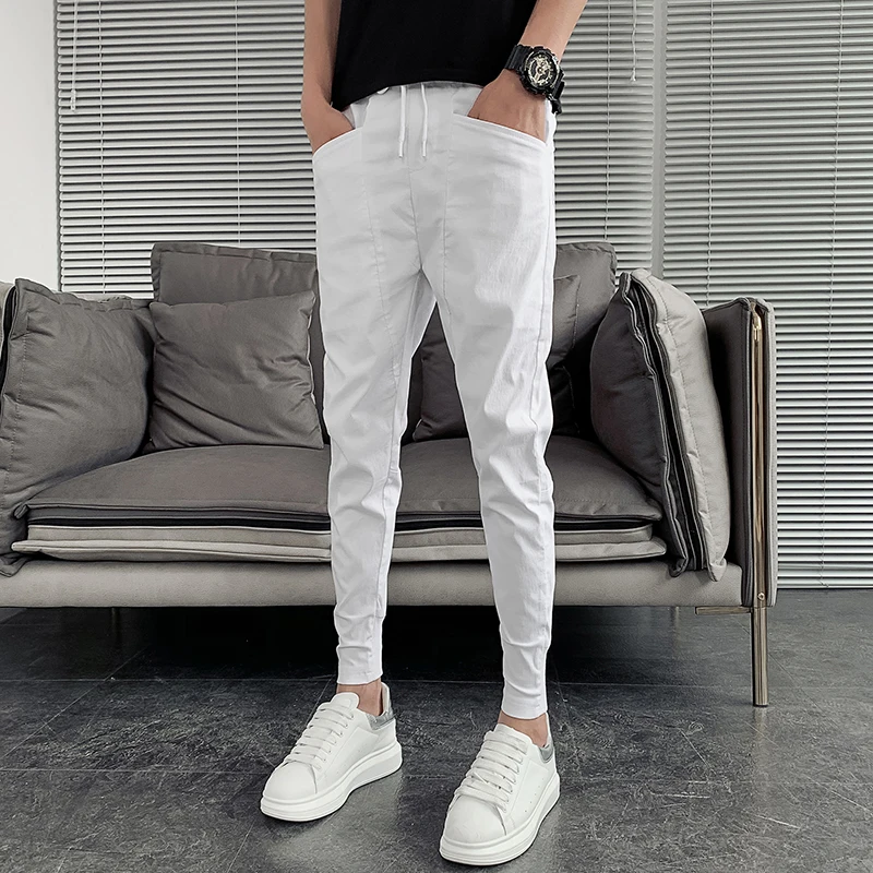 Лидер продаж летние мужские штаны шаровары модные 2021 Slim Fit в стиле хип хоп