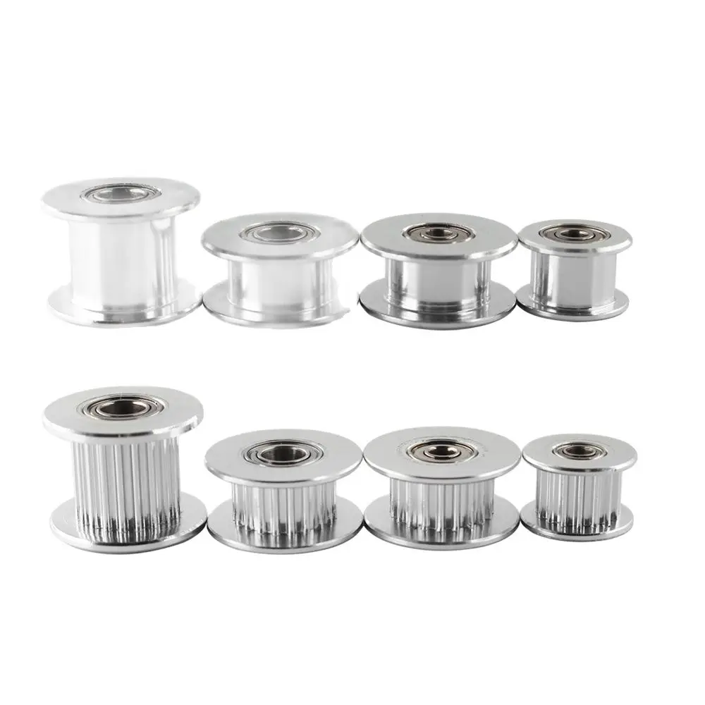 GT2 Idler Timing Pulley 16/20 Tooth Wheel Bore 3/5mm Aluminium Gear Teeth Width 6/10mm 3D Printers Parts For Reprap Part