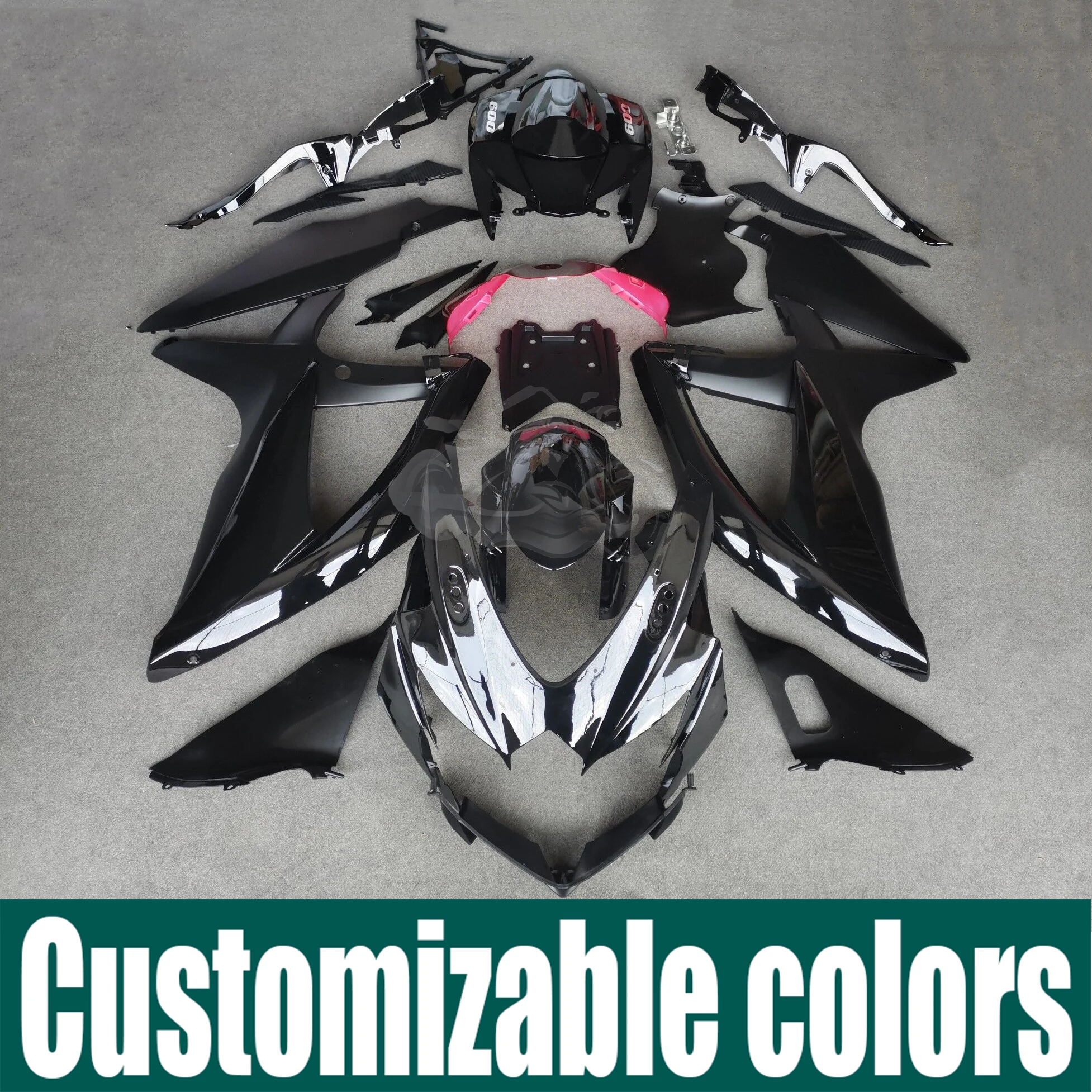 

Подходит для Suzuki GSXR600 GSX-R 750 2008 2009 2010 комплект обтекателей кузов панели аксессуары для мотоциклов K8 GSXR 600 GSXR 750