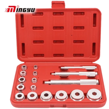 

17 Pcs Car Wheel Bearing Races Seals Bush Driver Master Tool Set Aluminum Axle Repair Tool Manual Car Repair Tool Set