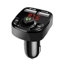 USB Car Charger For Phone Bluetooth Wireless FM Transmitter MP3 Player Dual USB Charger TF Card Music HandFree Car Kit