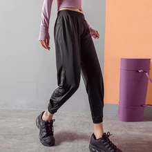 BINAND карманные гимнастические спортивные брюки для женщин, быстросохнущие штаны для фитнеса, бега, свободные брюки для йоги, тонкие тренировочные спортивные штаны для женщин