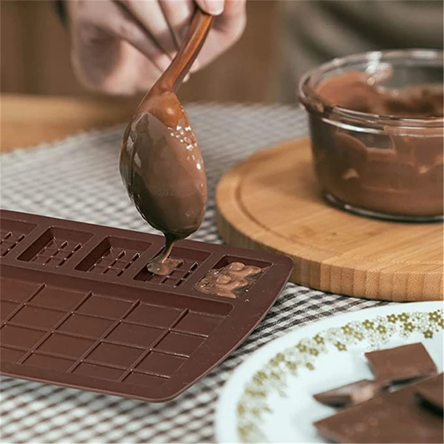 Silicone Chocolate Mold Fondant Bar Mould Silicone Candy Molds Cake Mode  Decoration Kitchen Baking Accessories - Cake Tools - AliExpress