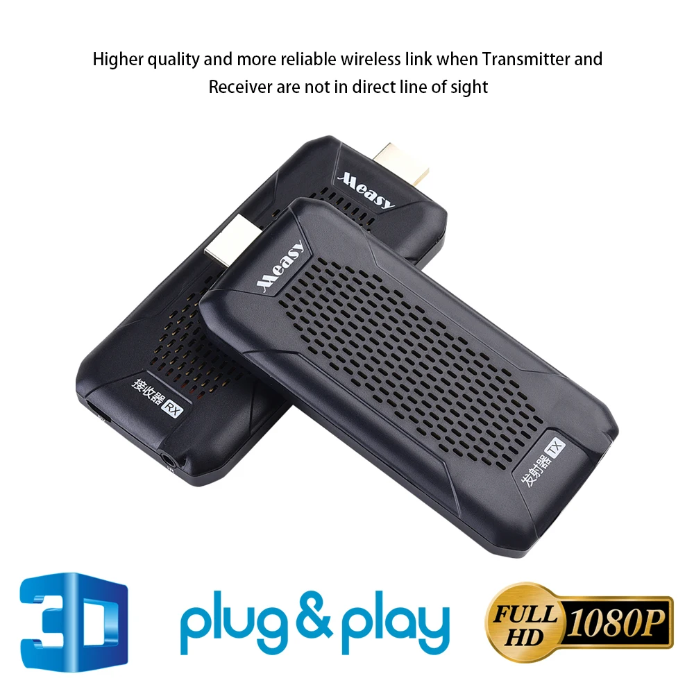 Measy FHD656 NANO 2 4G/5 8G до 100 м/футов HDMI Беспроводная аудио видео передающая система