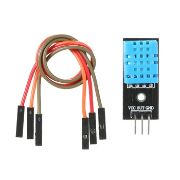 

New DHT11 High Reliability Temperature and Humidity Sensor Module DHT11 Module with Dupont Line for Arduino DIY Kit