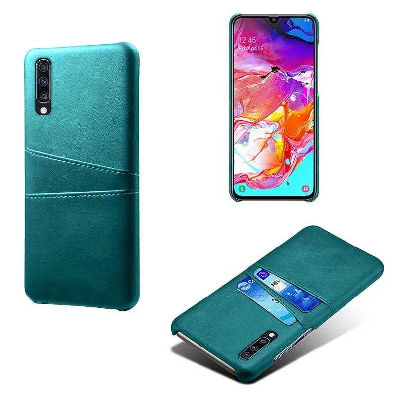 

RDCY Card Holder Case shield For Samsung Galaxy A50 A30 A10 S A20E A70 A60 A40 A20 M40 M30 M20 M10 Wallet Back Cover