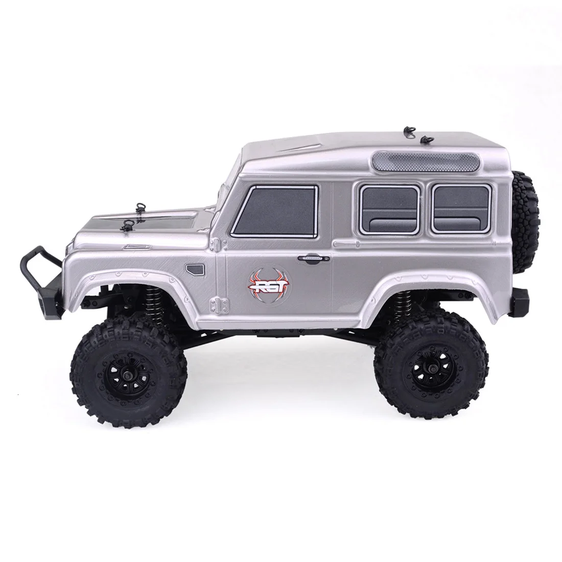 Rowsfire 1 шт RGT 1:24 2,4G 4WD 15 км/ч Моделирование RC внедорожный гусеничный автомобиль RC альпинистская машина RTR версия-серый/серебристый