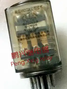 

Free Shipping 10PCS/LOT America MDTEX Company Technology round Body 11 Foot Electric Relay 155 220VAC
