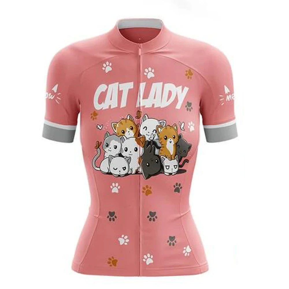 pink cycling jersey women's
