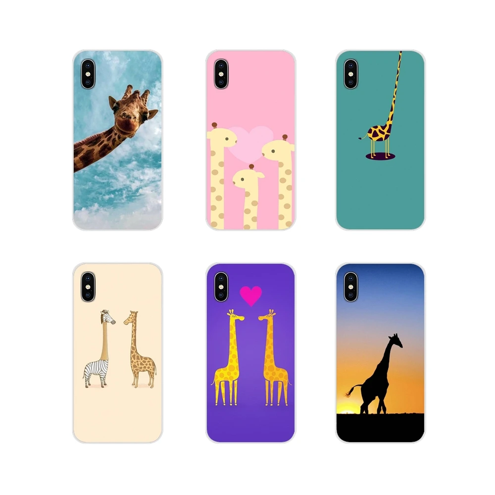 For Motorola Moto X4 E4 E5 G5 G5S G6 Z Z2 Z3 G G2 G3 C Play Plus Accessories Phone Shell Covers Cute Animal Giraffe | Мобильные