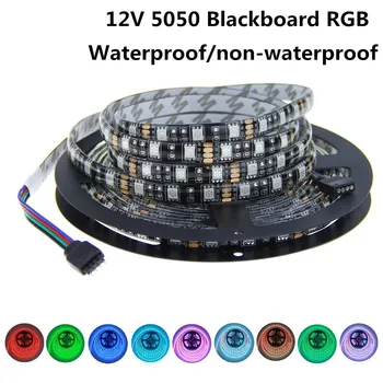 

LED 12V 5050 Light Bar Blackboard RGB 300leds Colorful Color Waterproof Soft Light Bar Car Light
