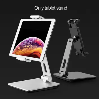 

Tablet Stand For Desk Hands Free Aluminum Alloy Smart X/XR/XS, Holder Phone 4.7''-12.9'' Mini iPad Pro Air For iPhone V0A0