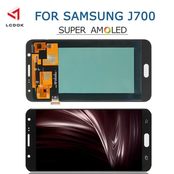 

J700 Super AMOLED LCD For Samsung Galaxy J7 2015 J700 J700F LCD Display Touch Screen Digitizer Assembly Panel Replacement Parts