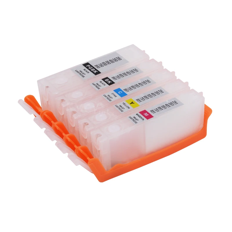 Kmcyinks-reencha o Jogo da Tinta para Canon Pixma Pgi 550 Cli 551 xl Ip7250 Mg5450 Mx925 Mg5550 Mg6450 Mg5650 Mg6650 Ix6850 Mx725 Mx925 - Imagem 3