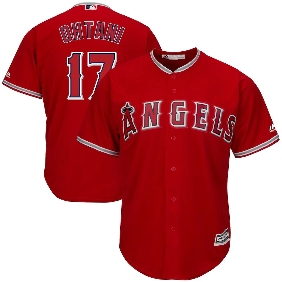 Для мужчин Лос-Анджелеса Shohei Ohtani Майк Траут Джерси