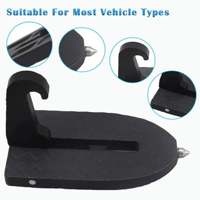 Pedal de paso plegable para puerta de coche, accesorio Universal para  equipaje de techo, enganche de pie, martillo de seguridad para puerta,  habilidades para la vida, nuevo - AliExpress