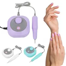 Профессиональная насадка для ногтей, Электрический Фрезер для ногтей, вышлифовка, полирование кожаным кругом полировщик Маникюрный Инструмент 110-240V для маникюра