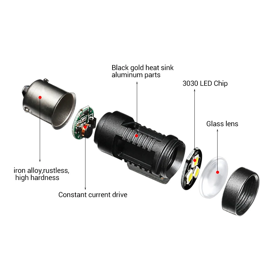 2 шт. ампулы светодиодный 12v P21/5 Вт 1156 BA15S P21W светодиодный сигнальный светильник 1200LM 1157 BA15D PY21W светодиодный авто лампы обратный сигнал поворота светильник