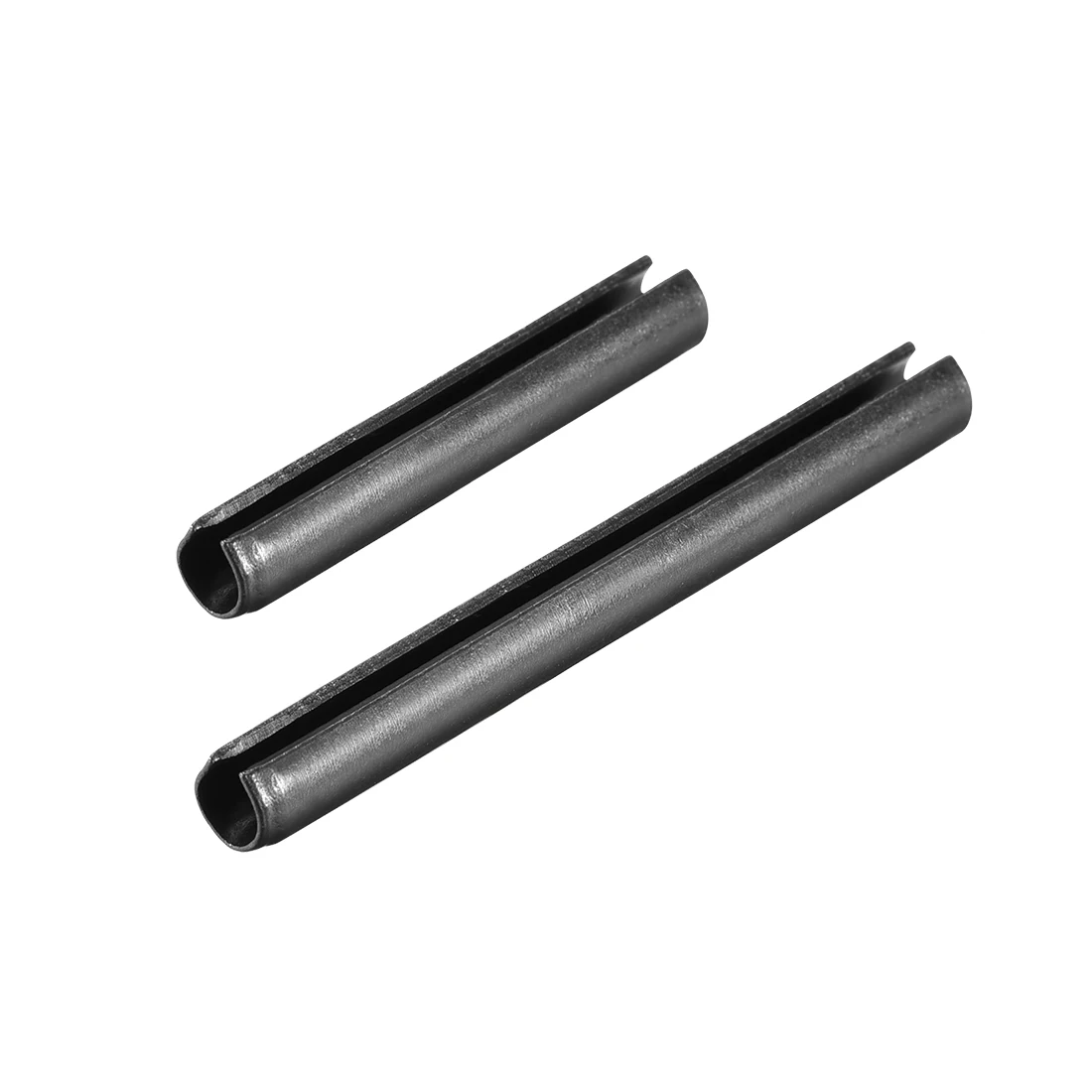 

uxcell 20Pcs Slotted Spring Pin 6mm Dia 40/45/50/55/60/65mm Length Plain Finish 65Mn Roll Assortment Kit For Rotating Shafts