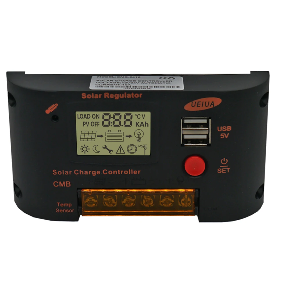 CMB-2410 10A 24V Панели Солнечные Доска Зарядное устройство контроллера USB Выход контроллер солнечной батареи 12v домашняя Солнечная Мощность