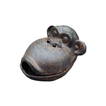 

1Pc Iron Art Ashtray Gorilla Design Ash Tray Tea Table Ashtray Tobacco Jar Vintage Decoration for Home Office 14x8x8.5cm