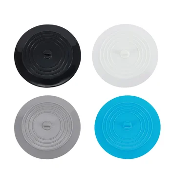

Bathroom Kitchen Silicone Drains Plug Filter Bath Tub Sink Rubber Water Stopper Floor Sucker Home Kitchen Tools Accessories