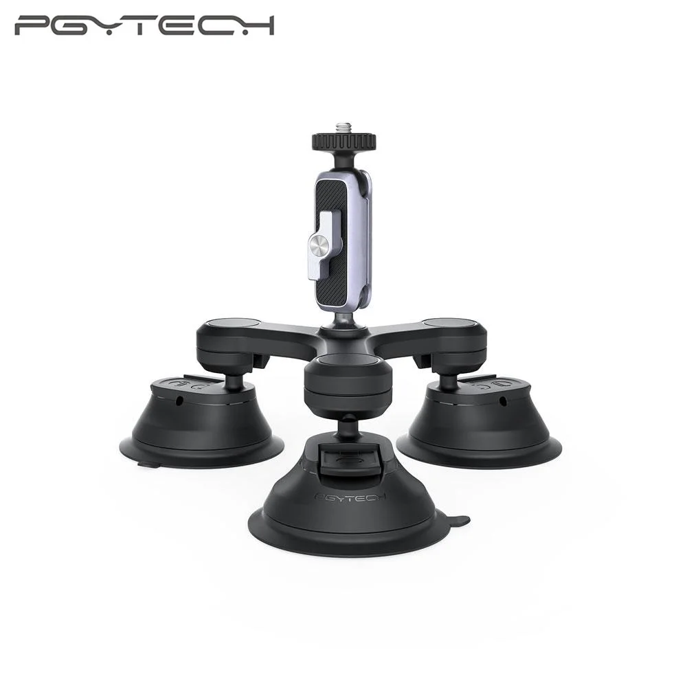 Pygtech Multi Mount PGYTECH Camera Three-Arm Suction Mount For Insta360 X4 X3 / ONE X2 ...