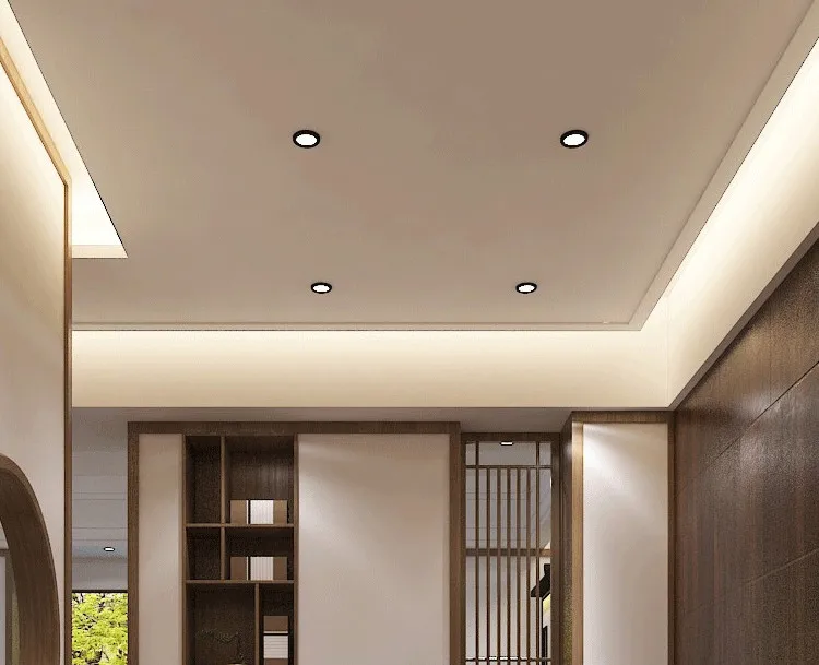 黑色cob射灯led天花灯套装3w5w7w10w12w嵌入式孔灯客厅背景墙筒灯-tmall_17