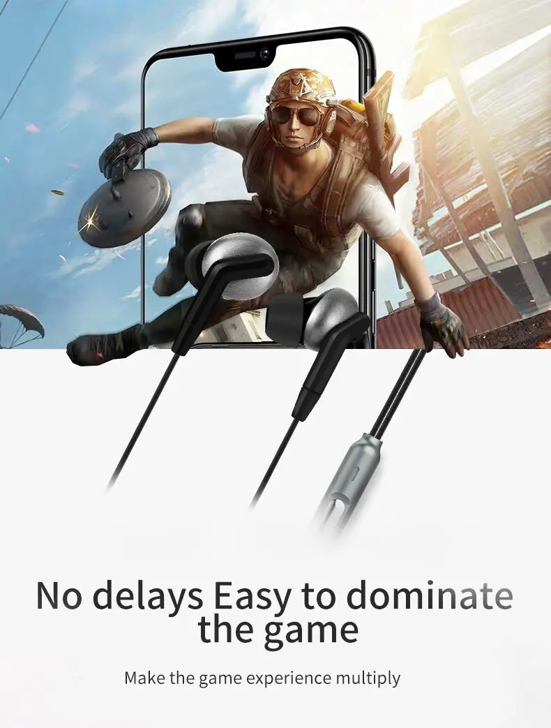 Gameing наушники бас стерео HIFI музыкальные наушники с микрофоном для мобильных телефонов Xiaomi IOS Android Проводная гарнитура наушники