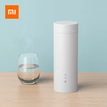 Xiaomi портативная дорожная 300 Вт электрическая бутылка с умным контролем температуры 400 мл Термос-чашка термосы 304 нержавеющая сталь