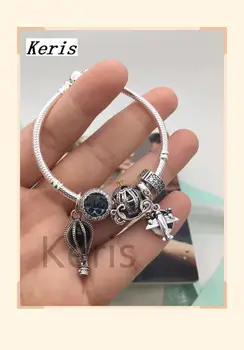 

High Quality Reproduction 1:1 100% Silver Pumpkin Car And Aircraft Design Bracelet Preferred For Gift Free Free Delivery