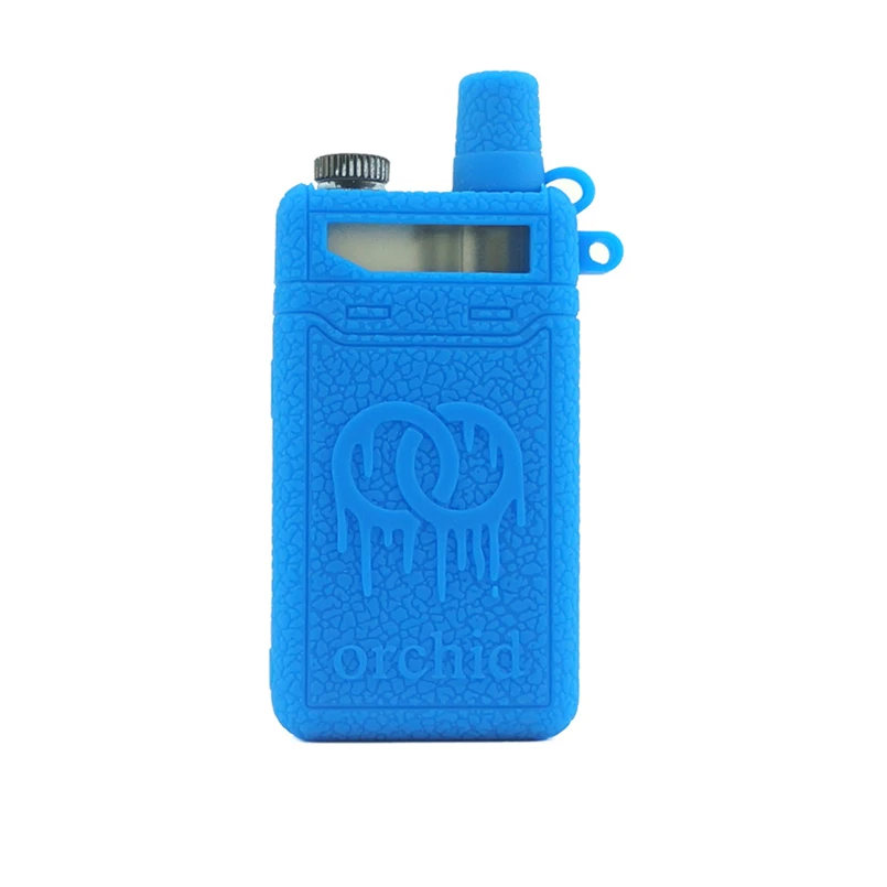 blue warp Чехол с текстурой для орхидеи IQS Pod Kit 30w Vape Pods система защитный рукав силиконовый чехол - Цвет: blue warp