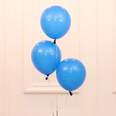 30 шт. 12 дюймов тропические бирюзовые шары воздушные шары деко день рождения гелиевые праздничные украшения Детские шары для взрослых серебряные шары - Цвет: deep blue