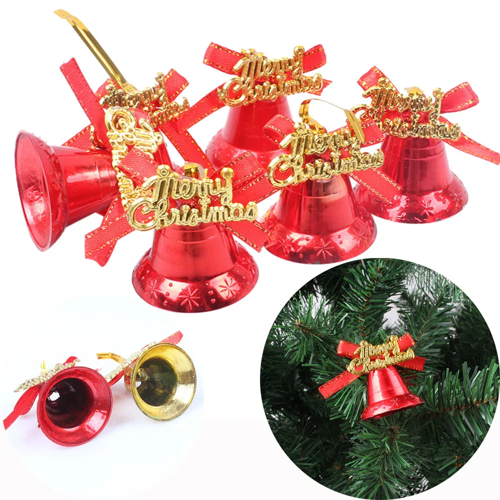 L5, 6 шт., рождественские колокольчики, елки, подвесные Подвески, вечерние украшения, рождественские украшения, рождественские украшения для дома