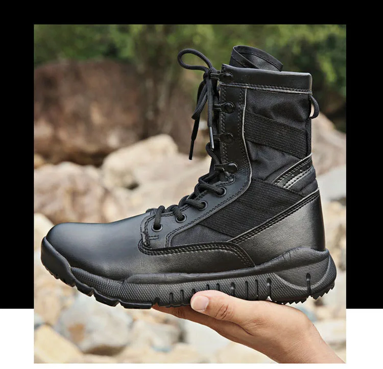 NOMENI Mens Hiking Shoes Tactical Boots Climbing Non-Slip Lightweight Breathable Military Boots Suitable for Hiking NOMENI Mens Hiking Shoes Tactical Boots Climbing Non-Slip Lightweight Breathable Military Boots Suitable for Hiking