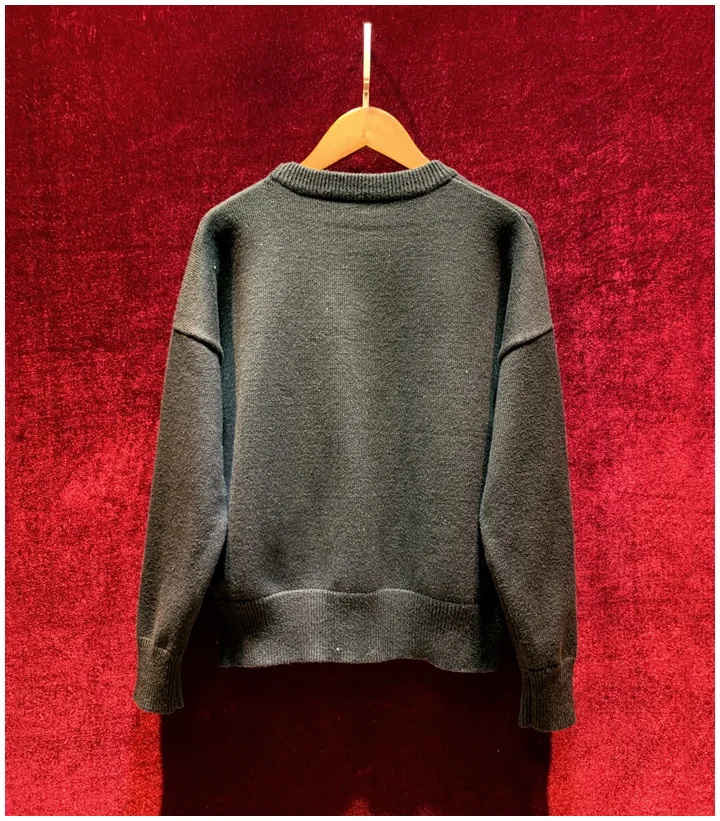 Svoryxiu Модный осенне-зимний шерстяной свитер, пуловер, женский длинный рукав, бриллиантовый бисер, аппликация, свободный белый вязаный джемпер
