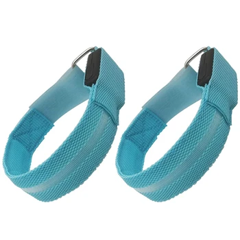 

Running Cycling Exercising Glow Light Up Running Gear Safety Reflective Sports Event Wristbands with USB Charging Cord