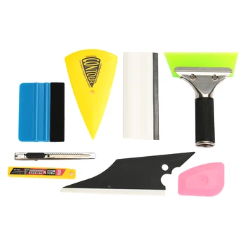 

Utility Knife Squeegee 8-In-1 Scraper Film Decal Universal Wrapping Kit