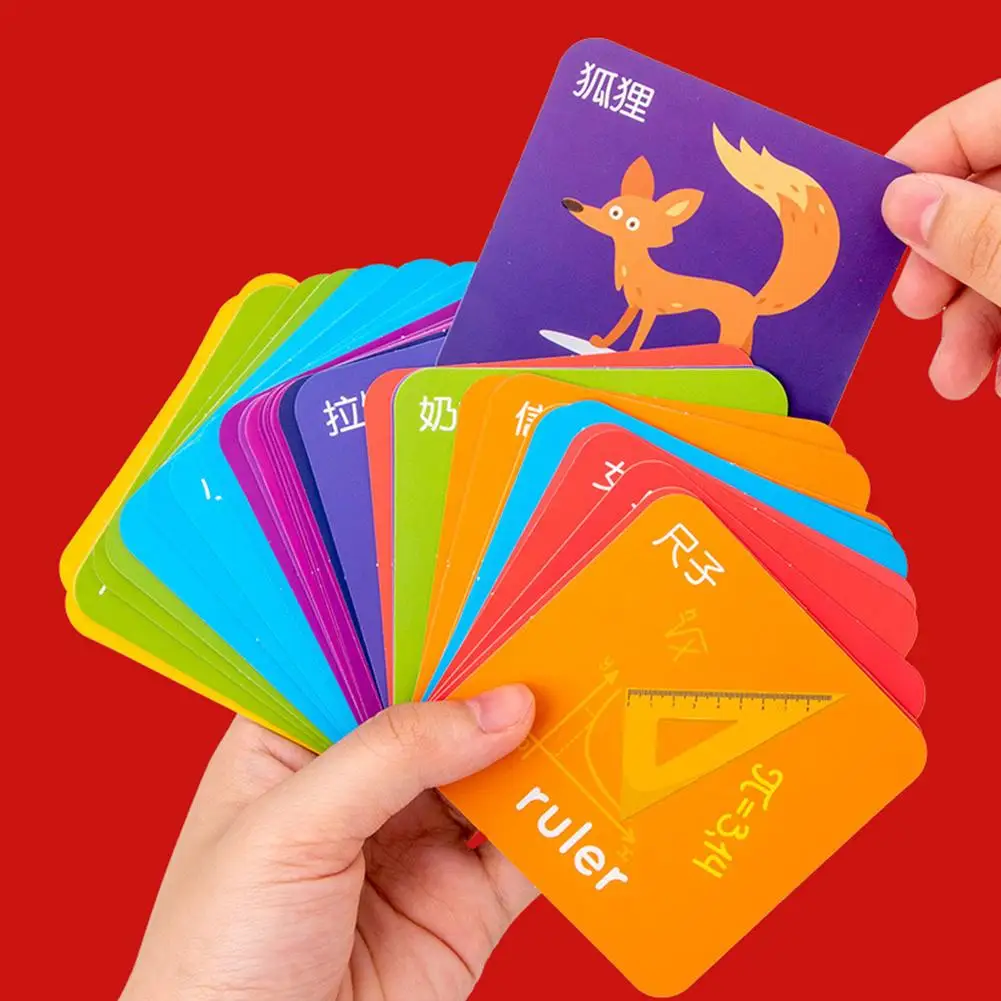 See Spell Learning Toy Wooden Alphabet Words Cards Matching Puzzles Education