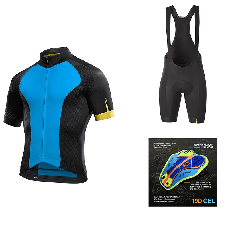 Mavic одежда для велоспорта Pro Team/дорожный велосипед одежда для гонок быстросохнущая Мужская велосипедная футболка комплект Ropa Ciclismo Maillot - Цвет: style 2