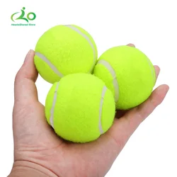 3Pcs Professional Rubber Tennis Ball High Resilience Durable Tennis Practice Ball For School Club Training Exercises Outdoor