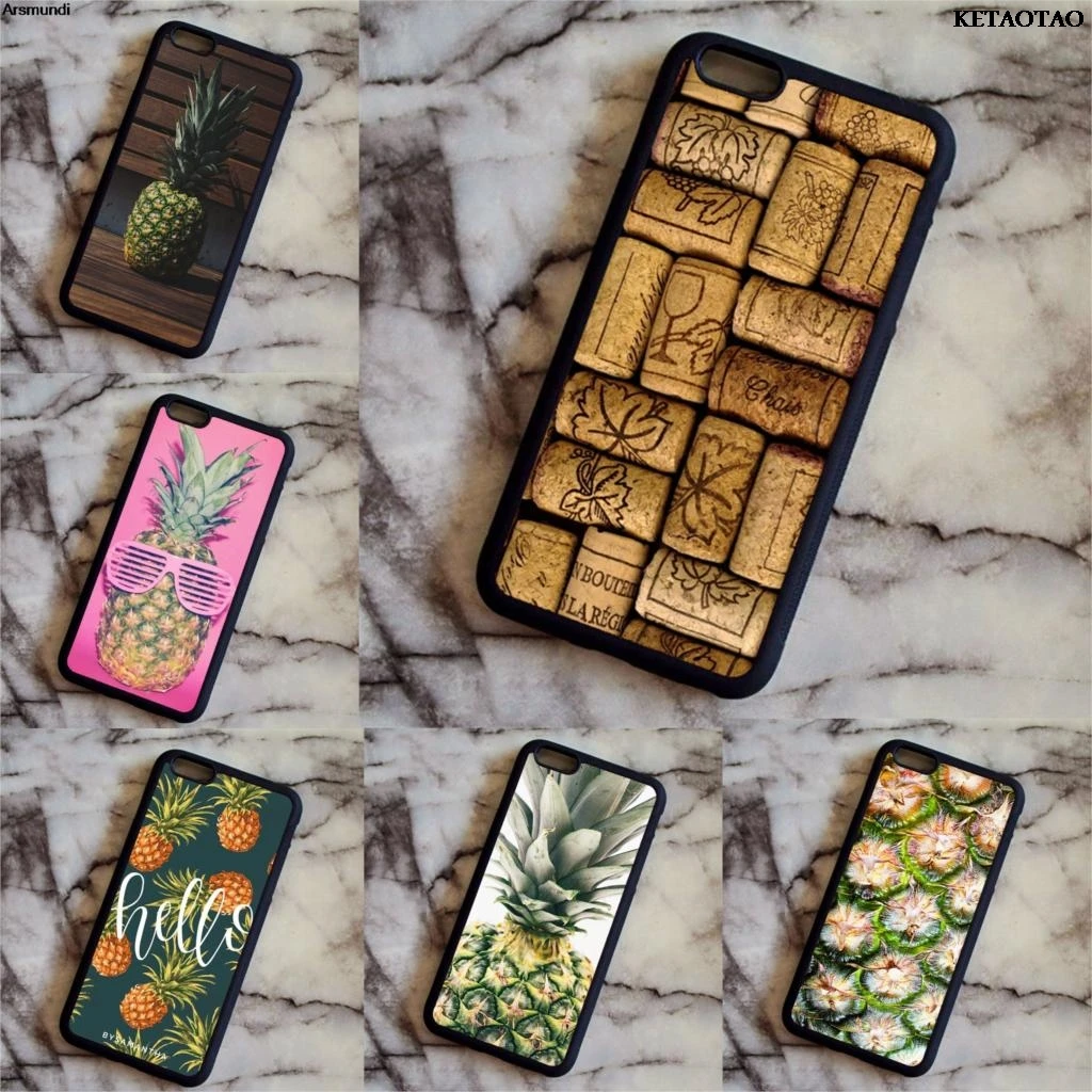 KETAOTAO Love Rose And Pineapple For Apple Logo Phone Cases for Samsung S3 4 5 6 7 8 Note 2 3 Case Soft TPU Rubber Silicone |
