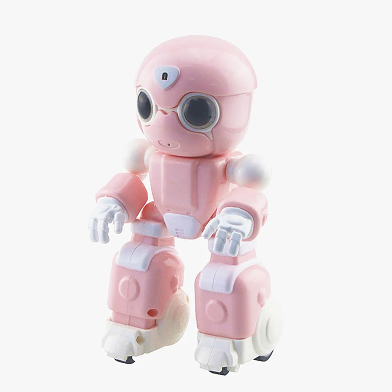Mini pet feeding toy robot remote control robot intelligent dancing watch remote control early education toy 1802
