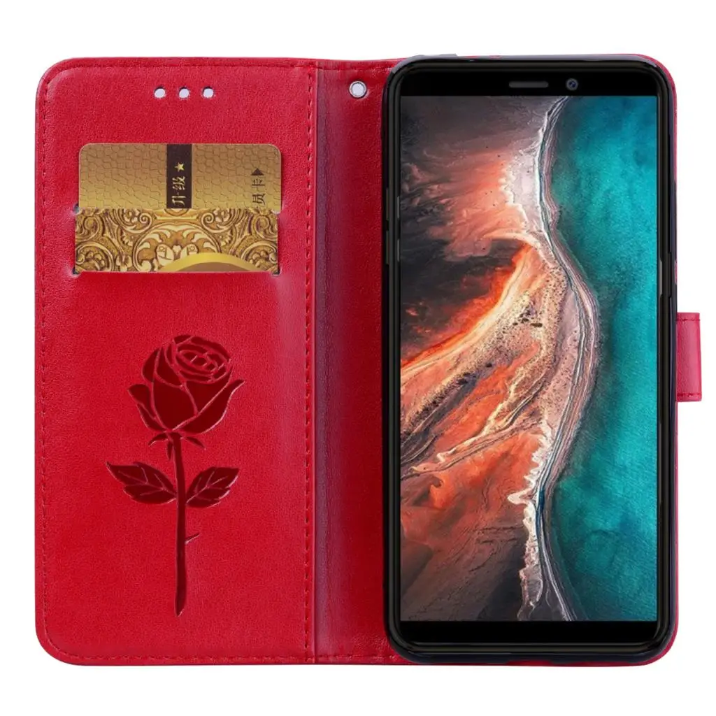 Для Ulefone P6000 Plus Чехол-книжка из искусственной кожи для мобильного телефона, защитный карты Крышка-держатель для Ulefone P 6000 плюс чехол бумажник Coque