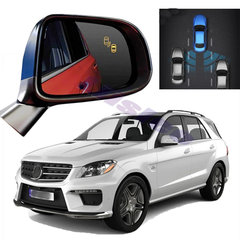 

Car BSM BSD BSA Radar Warning Safety Driving Alert Mirror Detection Sensor For Mercedes Benz M ML MB W166 2012 2013 2014 2015