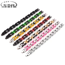 SDA модный многоцветный Байкерский браслет-цепочка для мотоцикла, браслет в стиле панк 316L из нержавеющей стали для мужчин и женщин, ювелирные изделия
