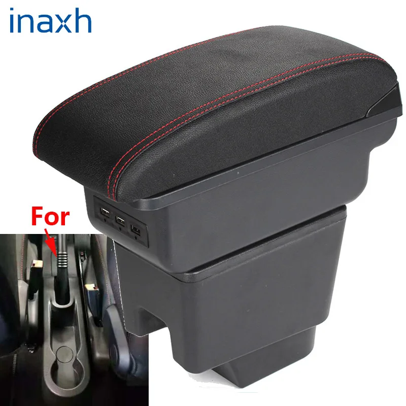 

For Renault Kaptur Armrest KAPTUR Retrofit parts dedicated Car Armrest box Center Storage box car accessories Interior with 3USB