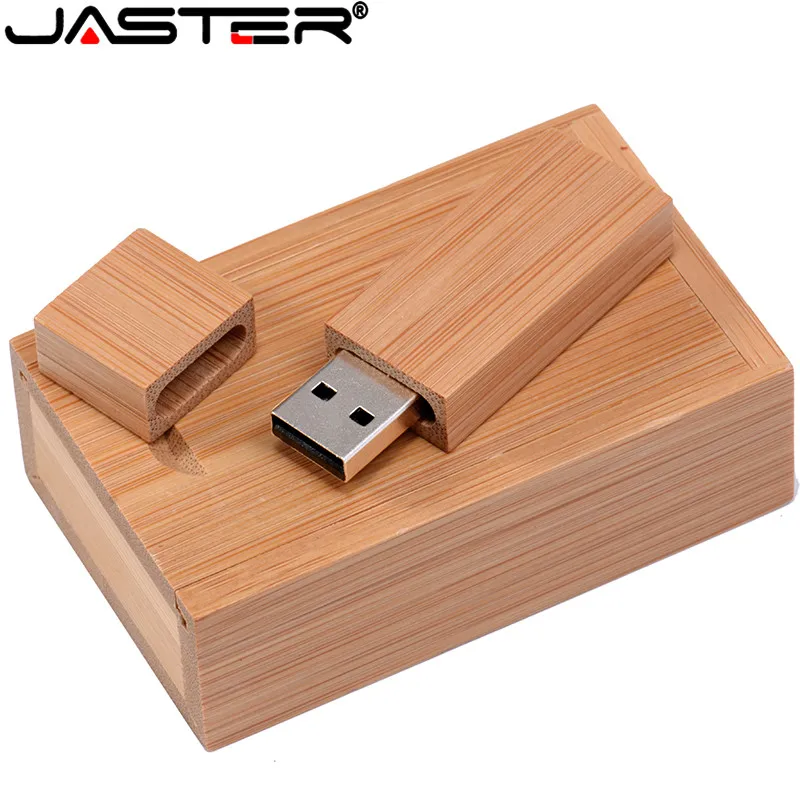 JASTER логотип подарок флешка деревянная+ коробка персональный логотип usb флэш-накопитель 4 ГБ 8 ГБ 16 ГБ 32 ГБ 64 ГБ usb 2,0 фотография лучший подарок