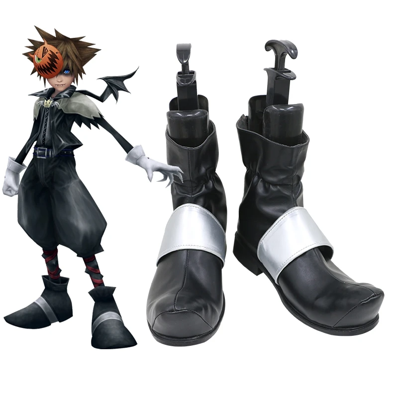 Kingdom Hearts Ii 2 Vampire Sora Halloween Stadt Version Spiel Cosplay Schuhe Stiefel C006 Shoes Aliexpress