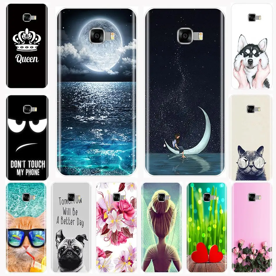 

TPU Soft Back Cover For Samsung Galaxy C9 C7 C5 Pro Cute Pattern Painting Phone Case Silicone For Samsung Galaxy C5 C7 C8